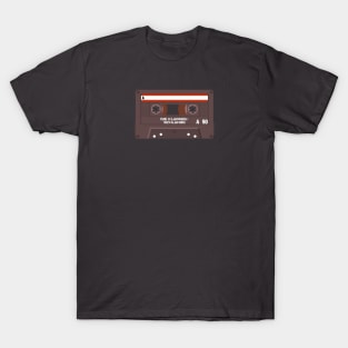 Die-Klapperschlange casette T-Shirt